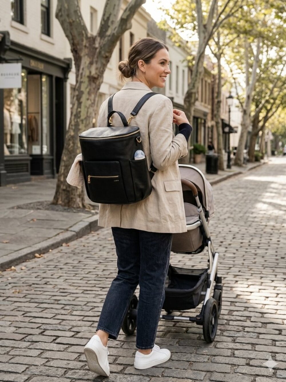 Fawn Design The Original Diaper Bag, Black